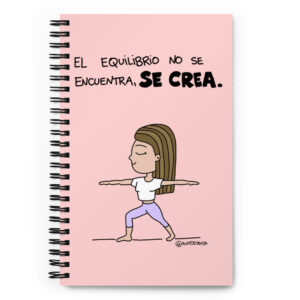 Libreta de notas con espiral EQUILIBRIO