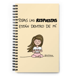 Libreta de notas con espiral RESPUESTAS