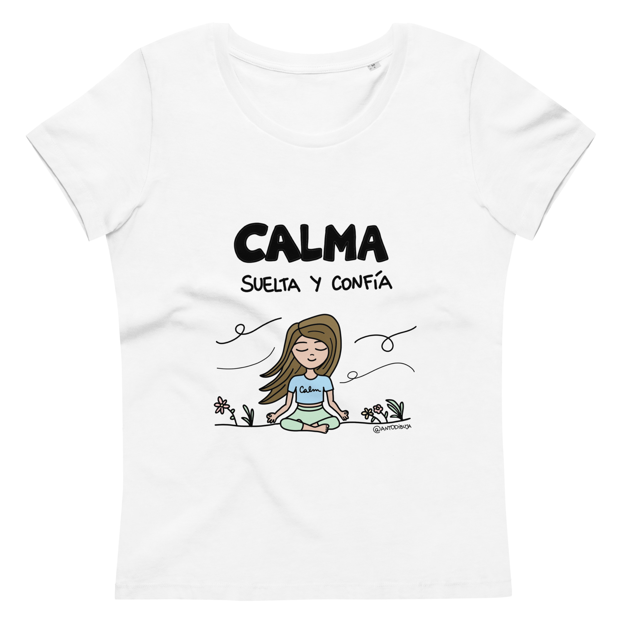 Camiseta ecológica “CALMA” para mujer