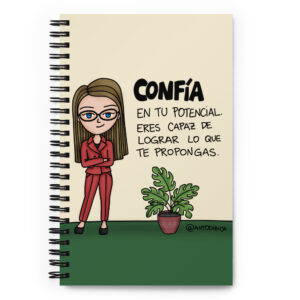 Libreta de notas con espiral CONFÍA