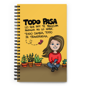 Libreta de notas con espiral TODO PASA