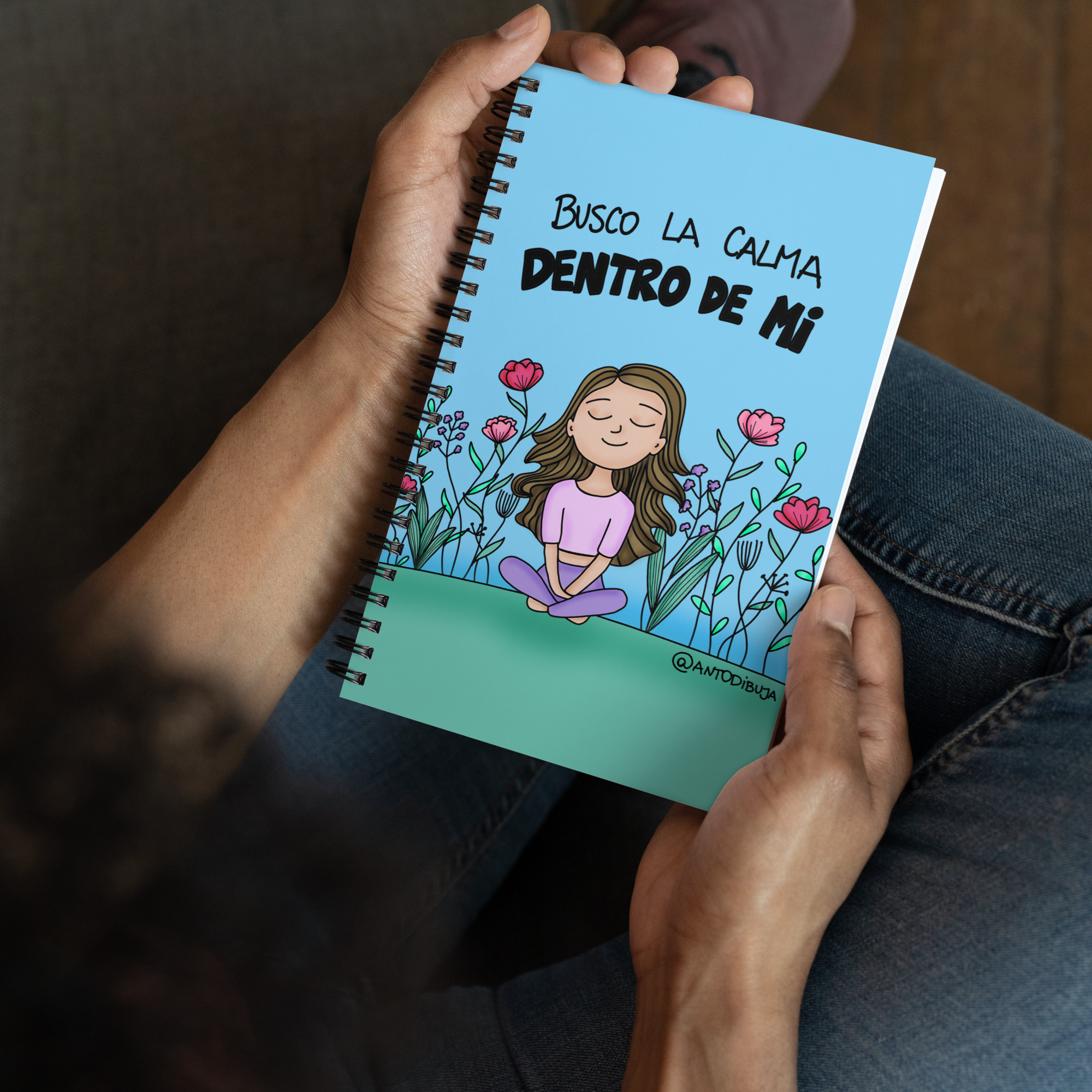 Libreta de notas con espiral CALMA DENTRO DE MI - Imagen 3
