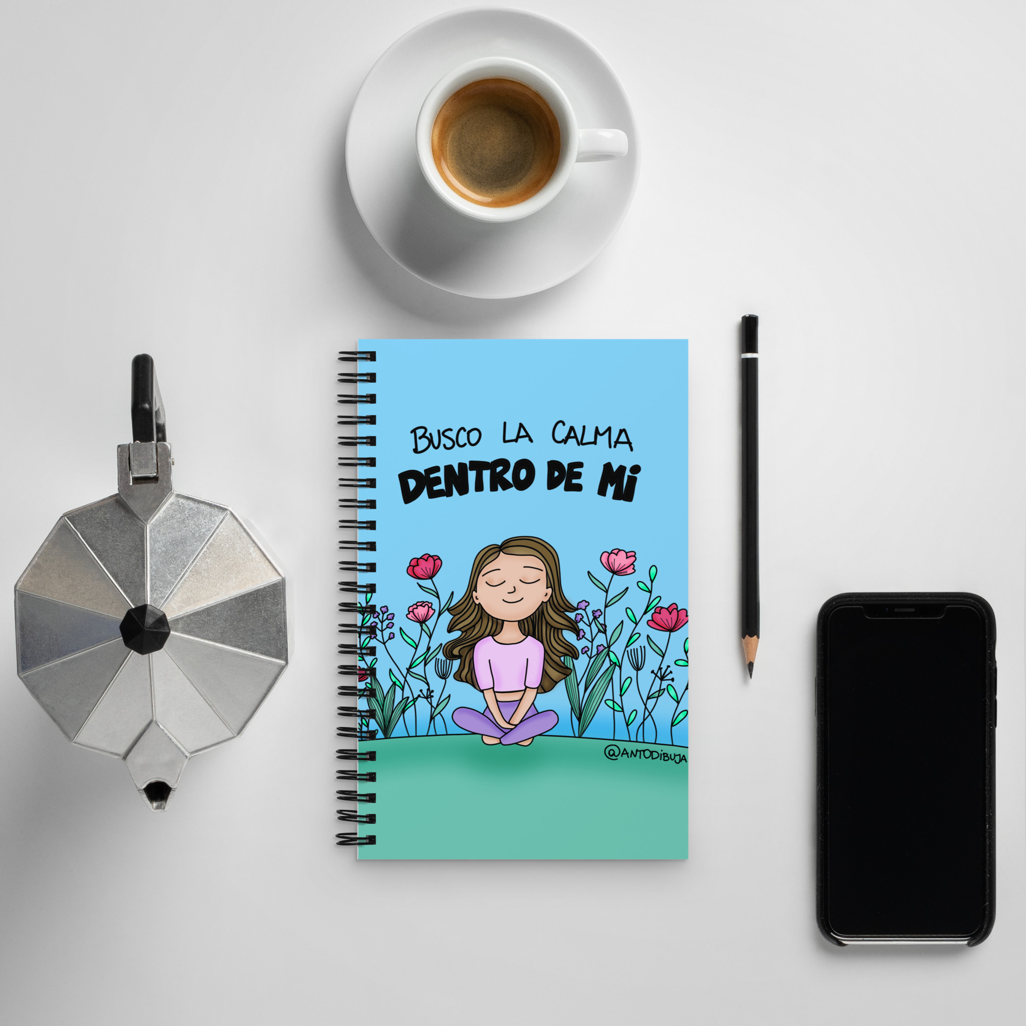 Libreta de notas con espiral CALMA DENTRO DE MI - Imagen 6