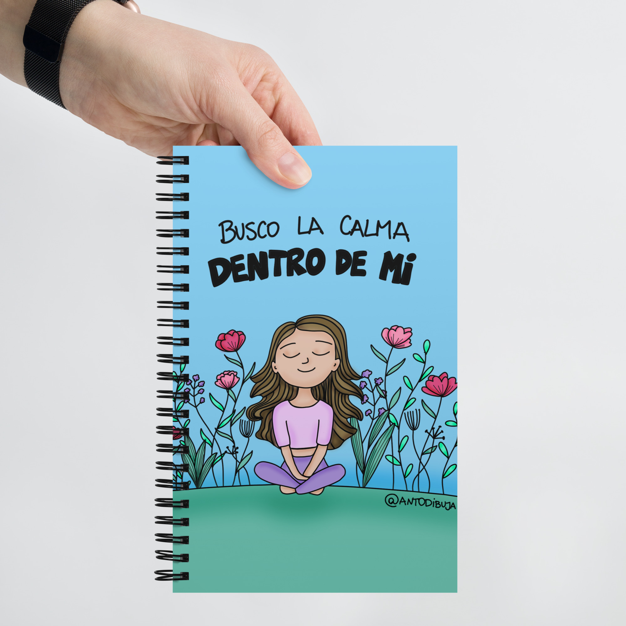 Libreta de notas con espiral CALMA DENTRO DE MI - Imagen 5