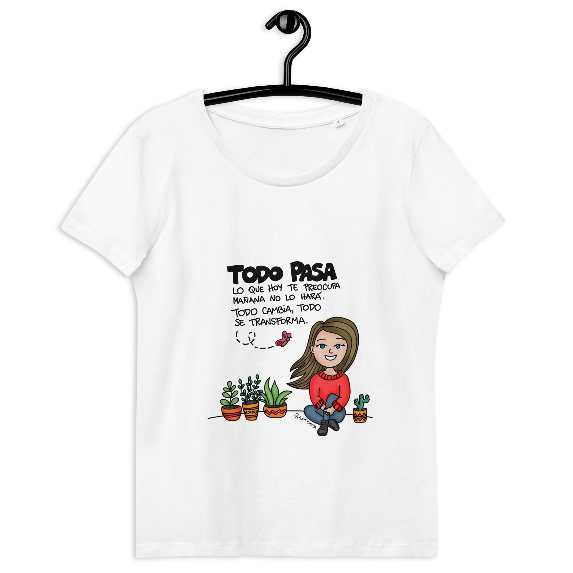 Camiseta ecológica "TODO PASA" - Imagen 6