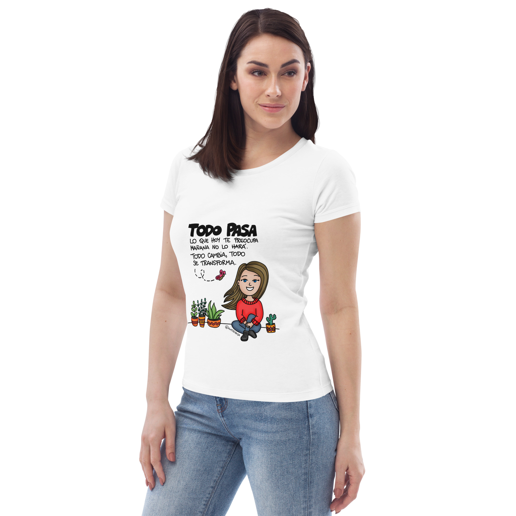 Camiseta ecológica "TODO PASA" - Imagen 7