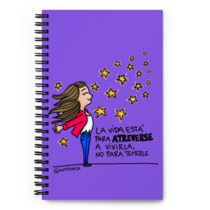 Libreta de notas con espiral ATREVETE